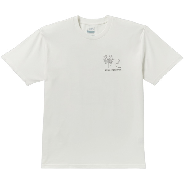 2025 Billabong Mens Scenes Regular T-Shirt 24A353521 - Off White